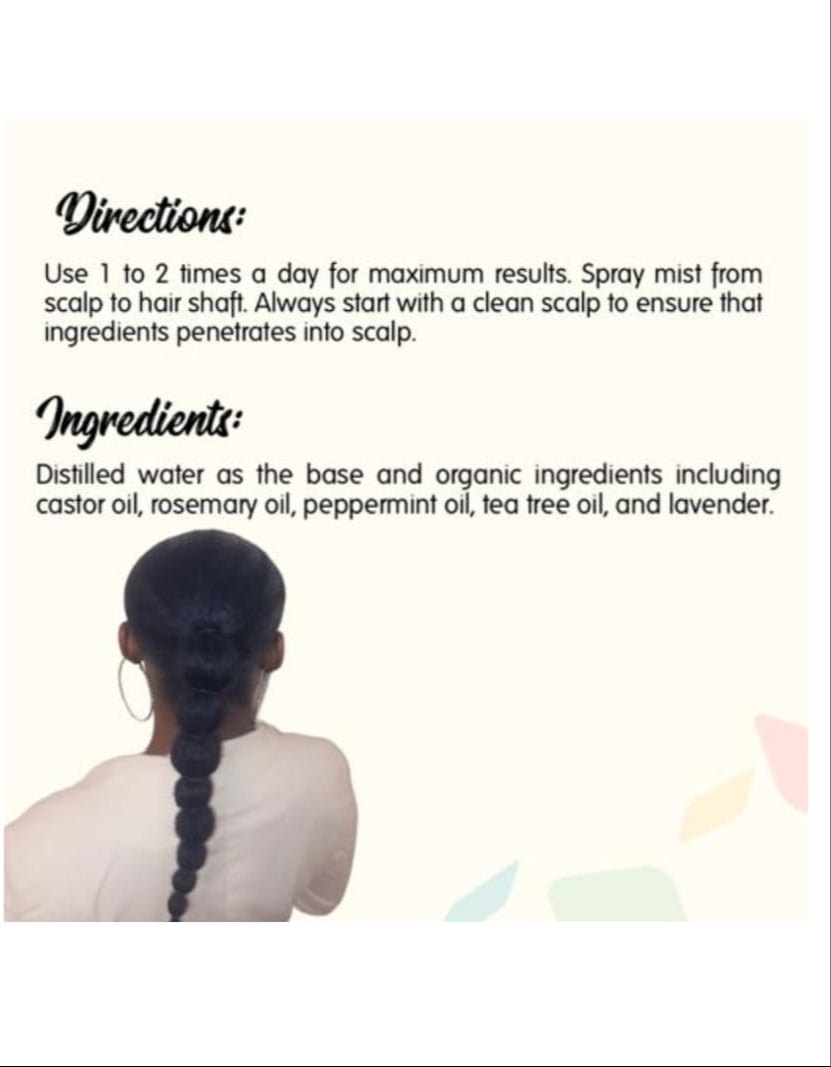 Organic Ayurvedic (2 oz) Oil and Mist (8 oz) Package